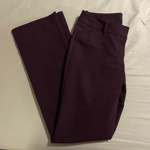 Mossimo purple boot cut pants size 4 long